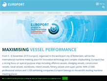 Tablet Screenshot of europort.nl